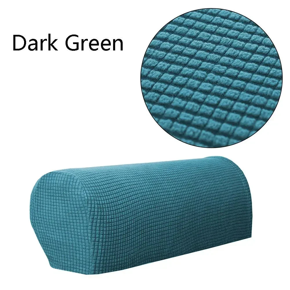2PCS/SET Sofa Armrest Covers Fleece Premium Armrest Covers Stretchy Chair Sofa Couch Arm Protector Stretch to Fit