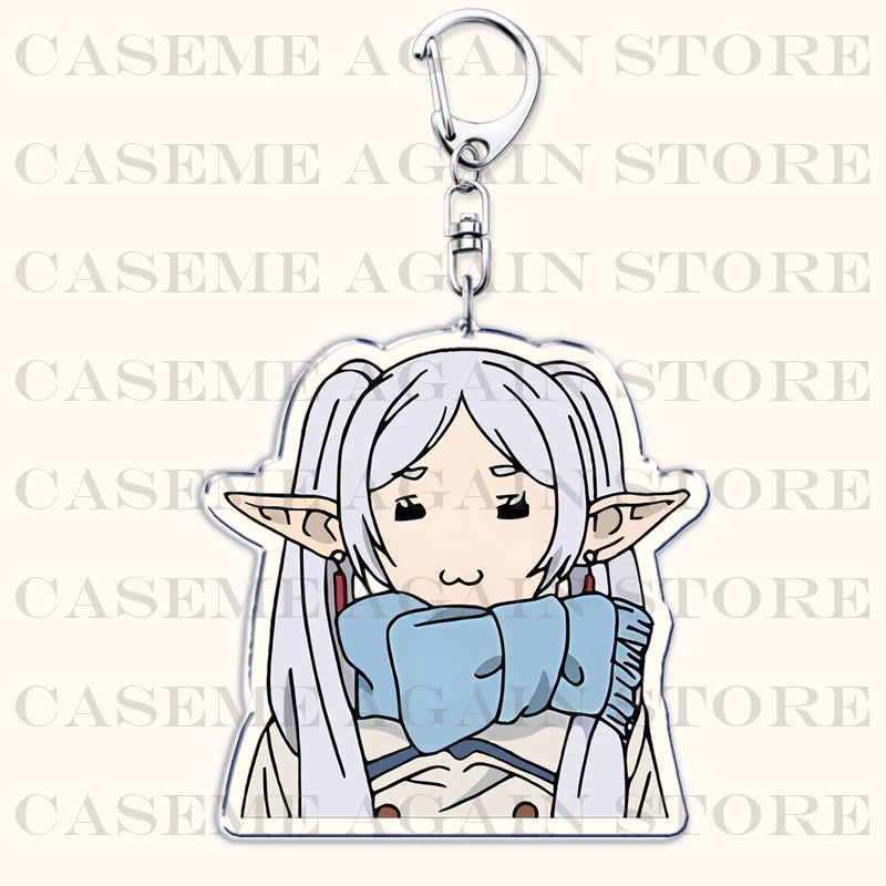Popular Anime Frieren Beyond Journeys End Keychains for Accessories Bag Himmel Heiter Girl Keyrings Jewelry Fans Friends Gifts