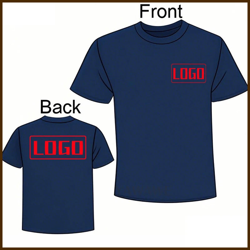 For man Text here Fashionable summer t shirt Custom Design Here Short Sleeve Daily Wear Tailor-made Oneck Rock tees Personalized