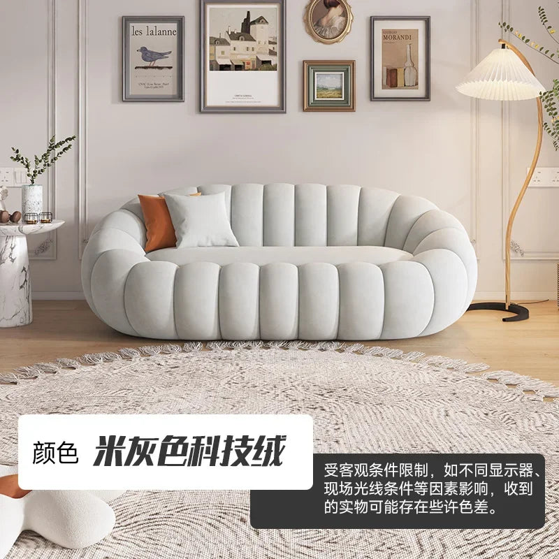 Cloud Sofa Plush Pumpkin Sofa Combination Soft Comfortable Modern Living Room Sofa Suite Apartment Home Furniture Accessories
