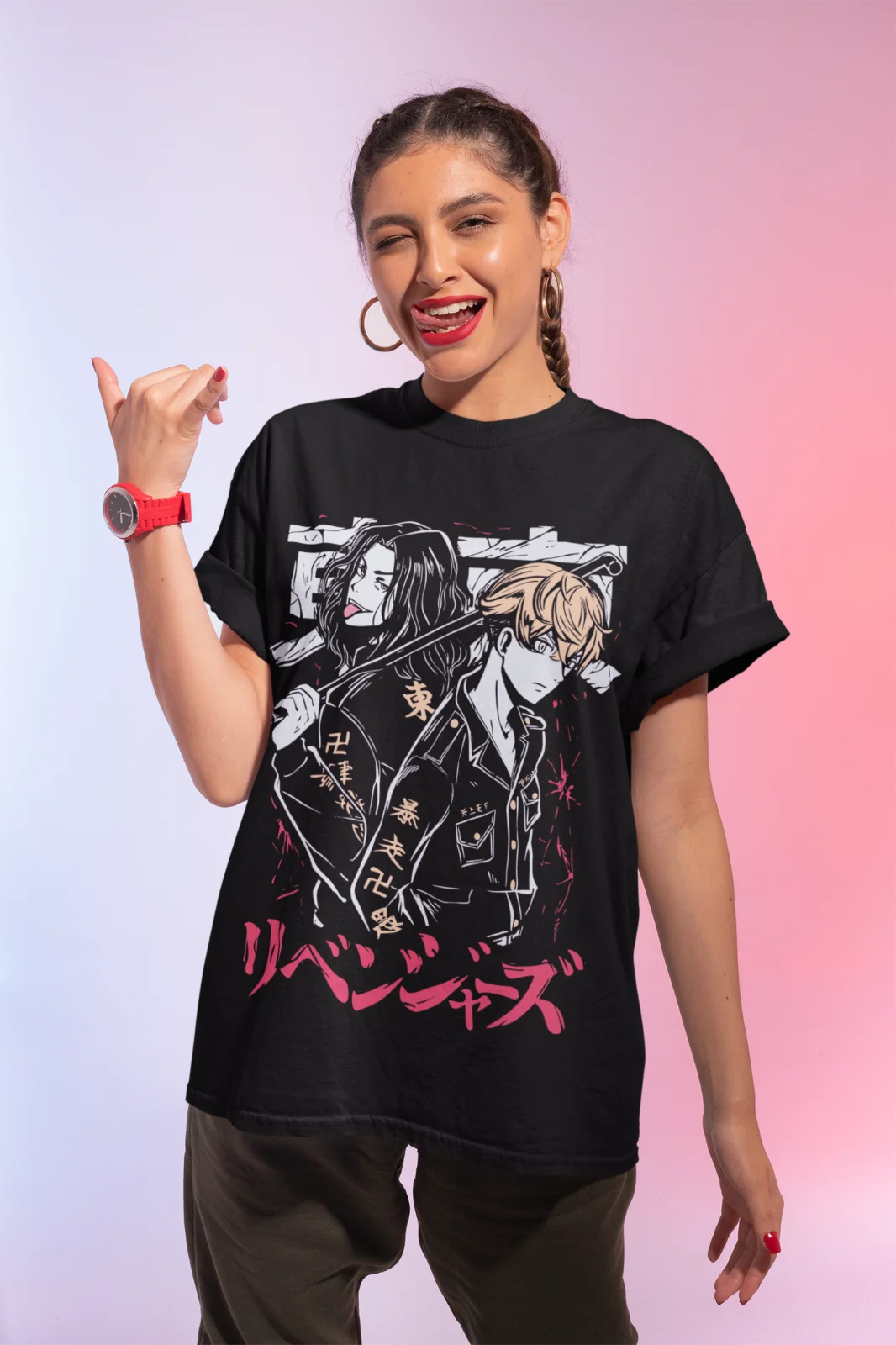 T-Shirt Tokyo Revengers Anime Chifuyu Matsuno Mikey Draken Takemichi Soft Tee