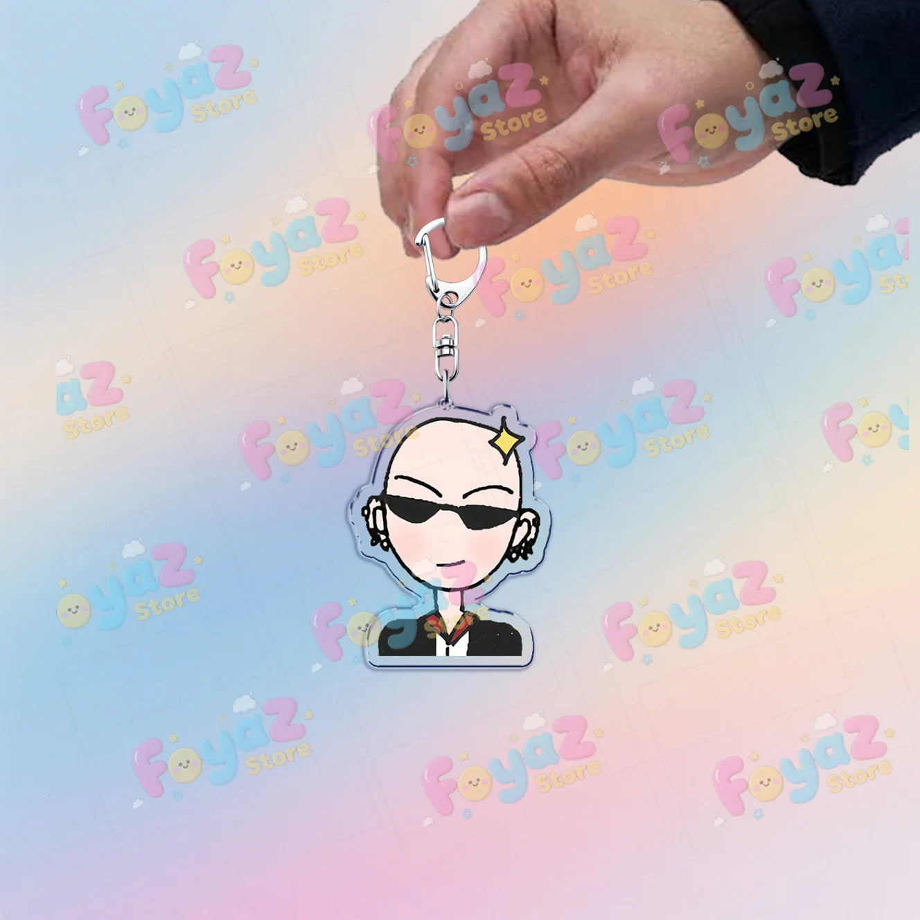 Cute Anime Nana Keychain for Accessorie Bag NANA Chibi Farming Charm Keyrings Jewelry Friends Oosaki Nan Manga Gifts