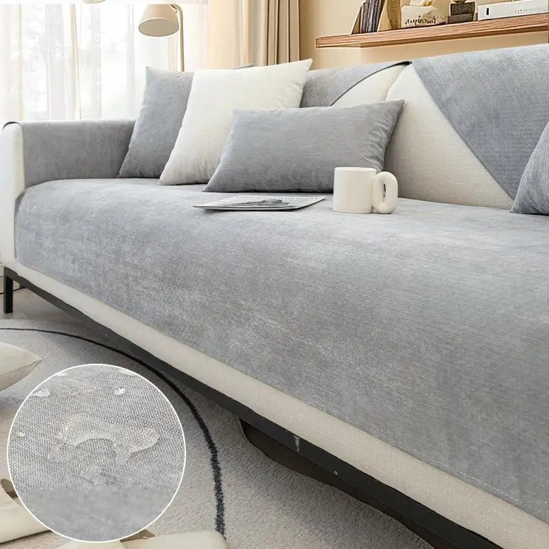 1PC Non-slip Waterproof Sofa Seat Cover Living Room Anti-Cat Scratch Sofa Slipcover L Couch Mat Towel 쇼파커버 Fundas Para Sillones