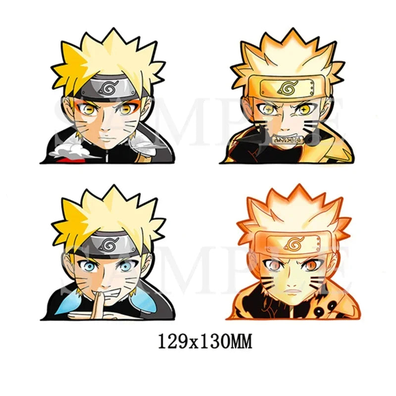 DRAGON BALL NARUTO Anime 3D Lenticular Sticker Goku, Vegeta Waterproof Decals for Car Refrigerator Skateboard Etc.kid's Gifts