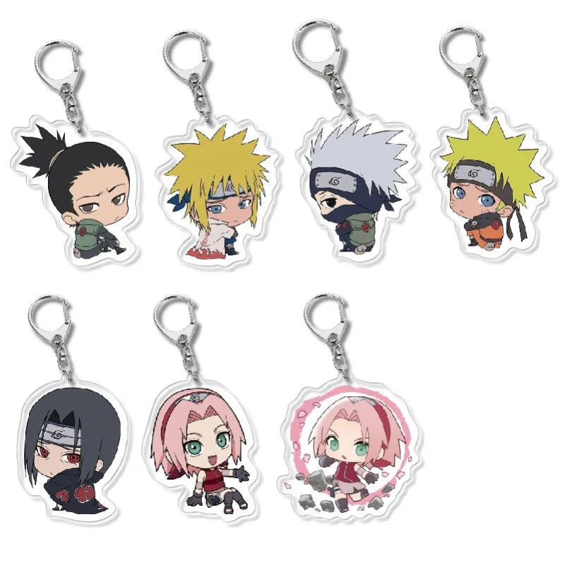 Creative NARUTO Cosplay Accessory Acrylic Keychain Pendant