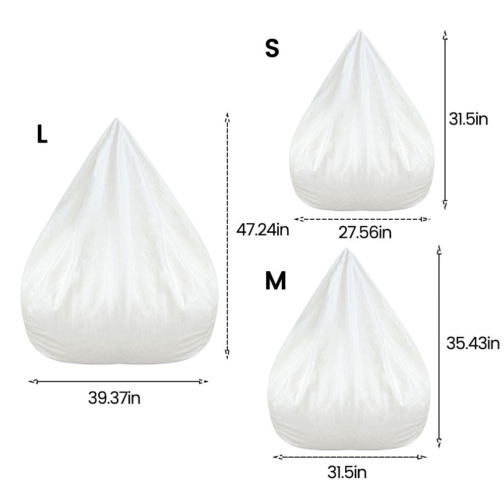 1/2pc Sofas Cover Removable Lazy Sofa Inner Liner Anti-fouling Replacement Bean Bag Inner Liner Bean Chair Bean Bag No Padding