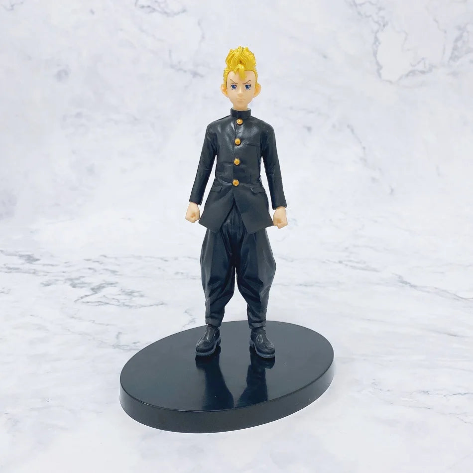 18cm 5pcs Tokyo Avengers Animation Peripheral Hanagaki Martial Arts Venue Keisuke Hanma Shuji Lin Ryohei Figure Christmas Gift
