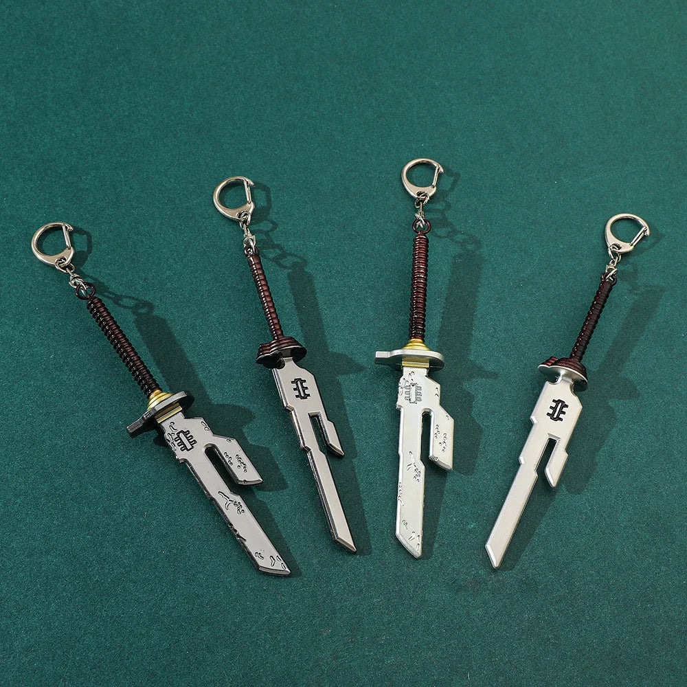 Fushiguro Toji Inverted Spear of Heaven Keychain Nanami Kento Jujutsu Kaisen Pendant Key Chain for Men Cool Keyring Jewelry Gift