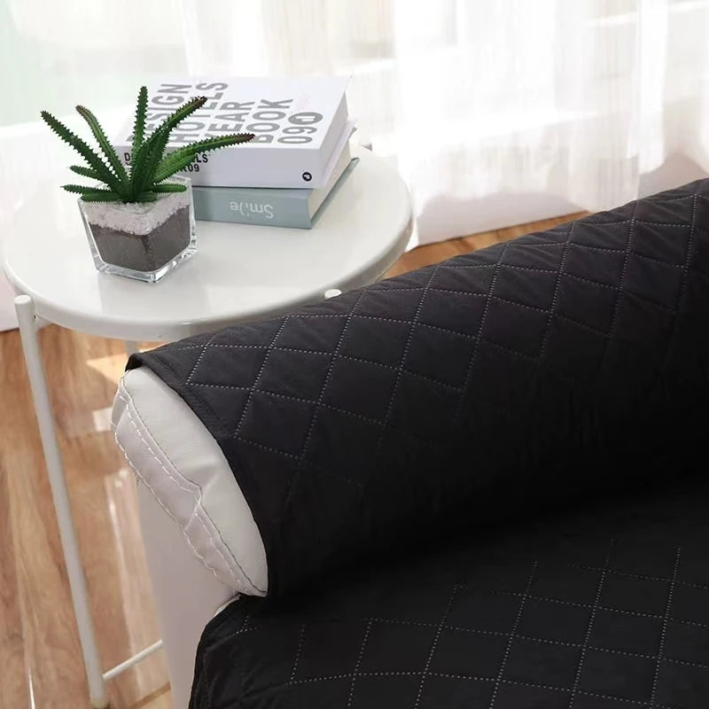 Solid Color Recliner Sofa Cover Dogs Pets Kid Anti-Slip Chair Covers Anti-wear Armchair Slipcovers Furniture Protector