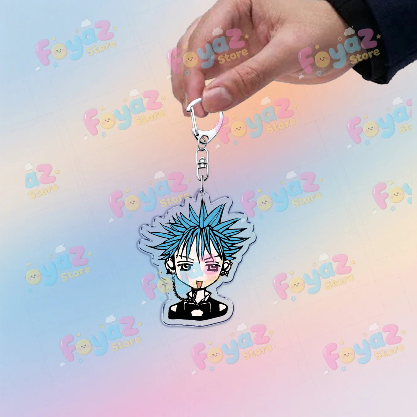 Cute Anime Nana Keychain for Accessorie Bag NANA Chibi Farming Charm Keyrings Jewelry Friends Oosaki Nan Manga Gifts