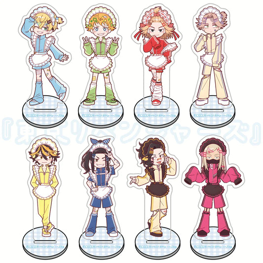 10cm Tokyo Revengers Maid Outfit Acrylic Stand Figures Keychain Anime Collectible Merch Desktop Decoration Fan Gift