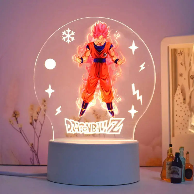 Dragon Ball Z Goku 3D LED Lamp – Cartoon Table Light