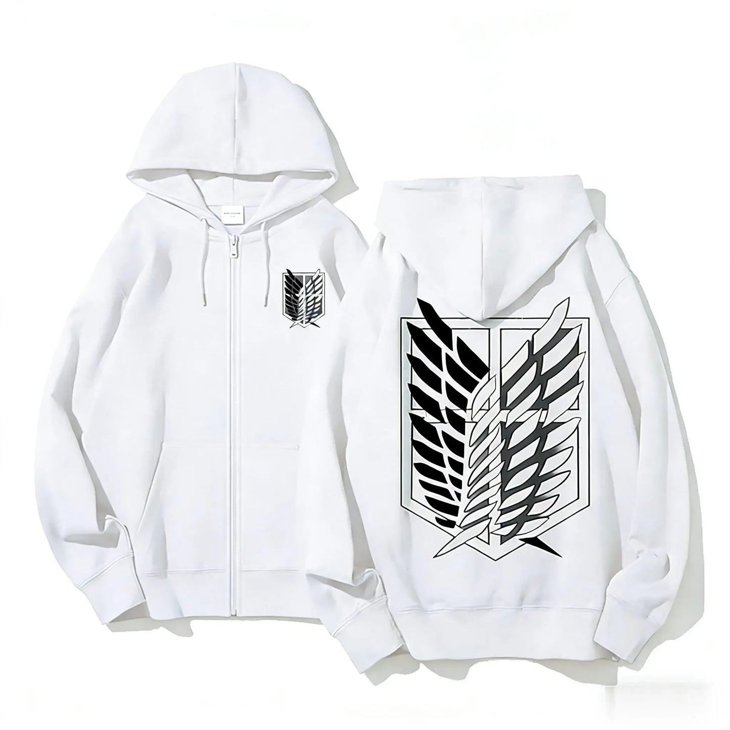 Attack on Titan Anime Hoodie Zip Up Sweatshirt Men Women 2026 New Loose Casual Streetwear Cosplay Jacket Pullover Long Sleeve