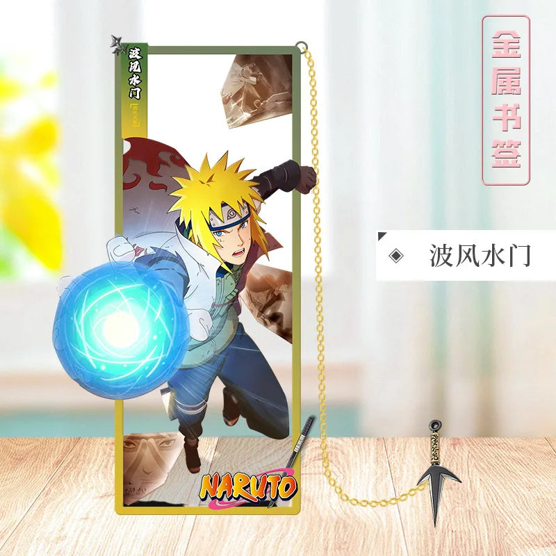Naruto Anime Metal Bookmarks for Collectors Stylish Character Bookmark NEW