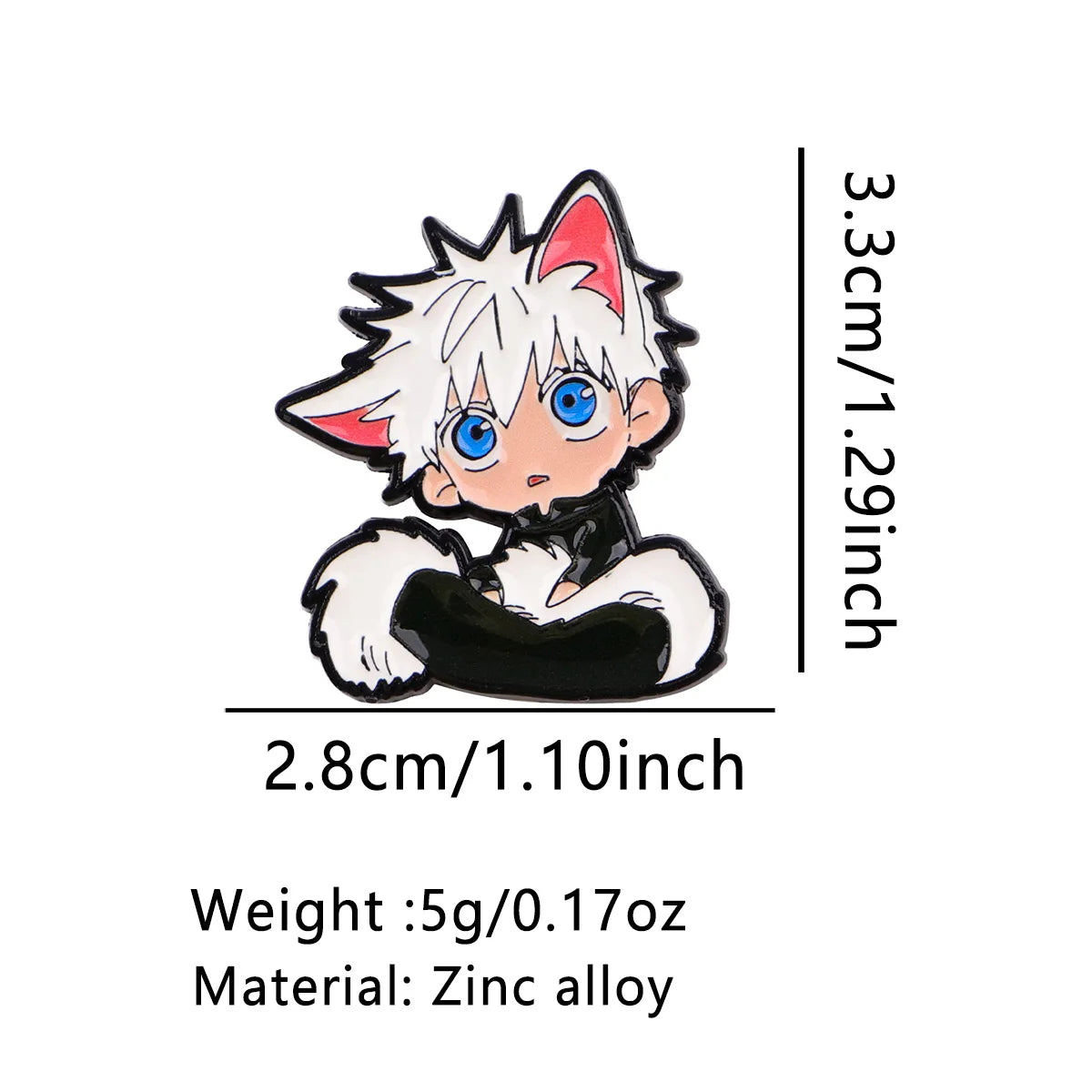 Popular Anime Cool Enamel Pin Cartoon Brooch Clothes Backpack Lapel Badges For Friends Fashion Jewelry COSPLAY Accessories Gifts
