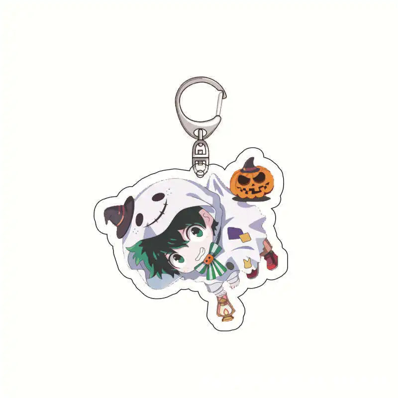 My Hero Academia Acrylic Keychain Izuku Midoriya Shoto Todoroki Anime Keychain Creative School Keychain Anime Accessories Cute