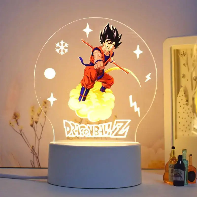Dragon Ball Z Goku 3D LED Lamp – Cartoon Table Light