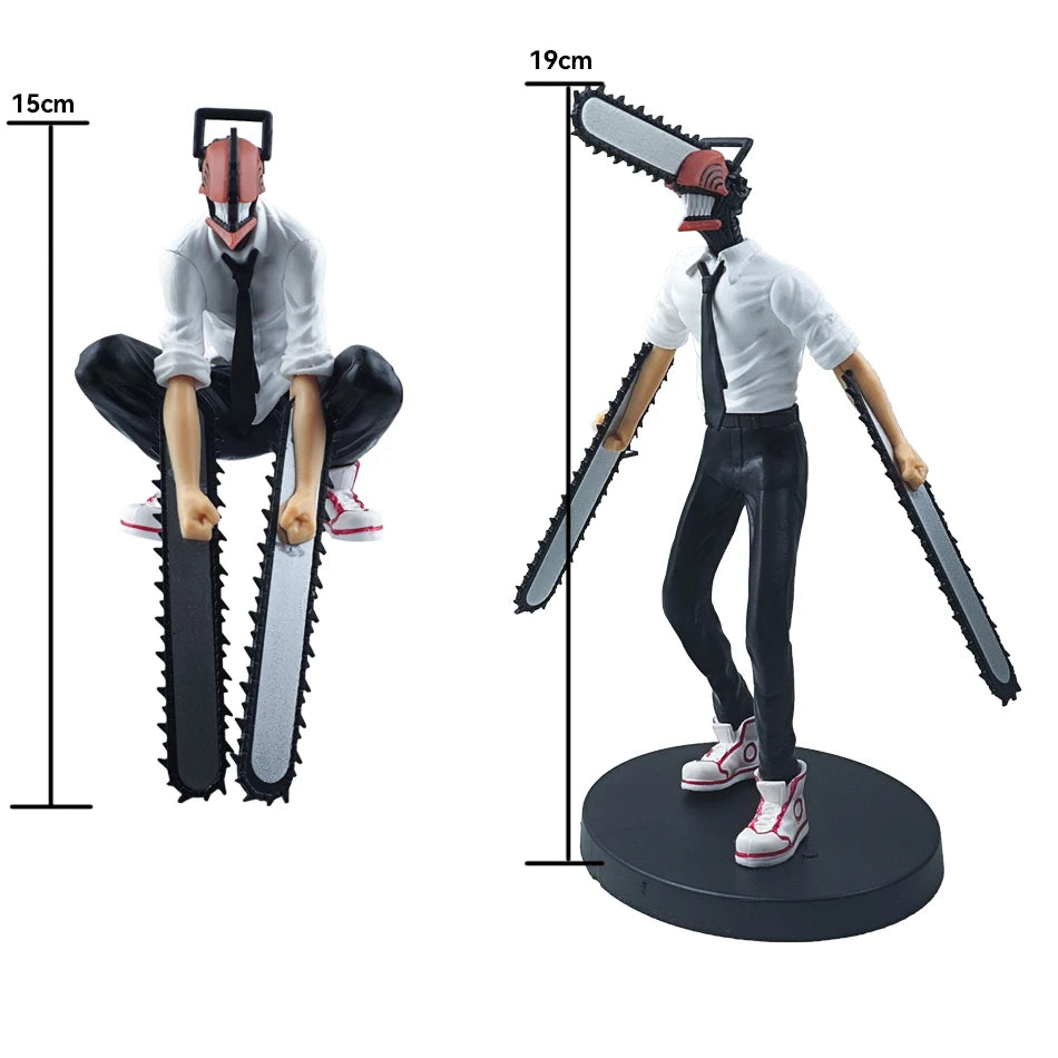 Chainsaw Man Denji Anime Figure Denji/Power Action Figure 1560 Chainsaw Man Denji Figurine Adult Collectible Model Doll Toy