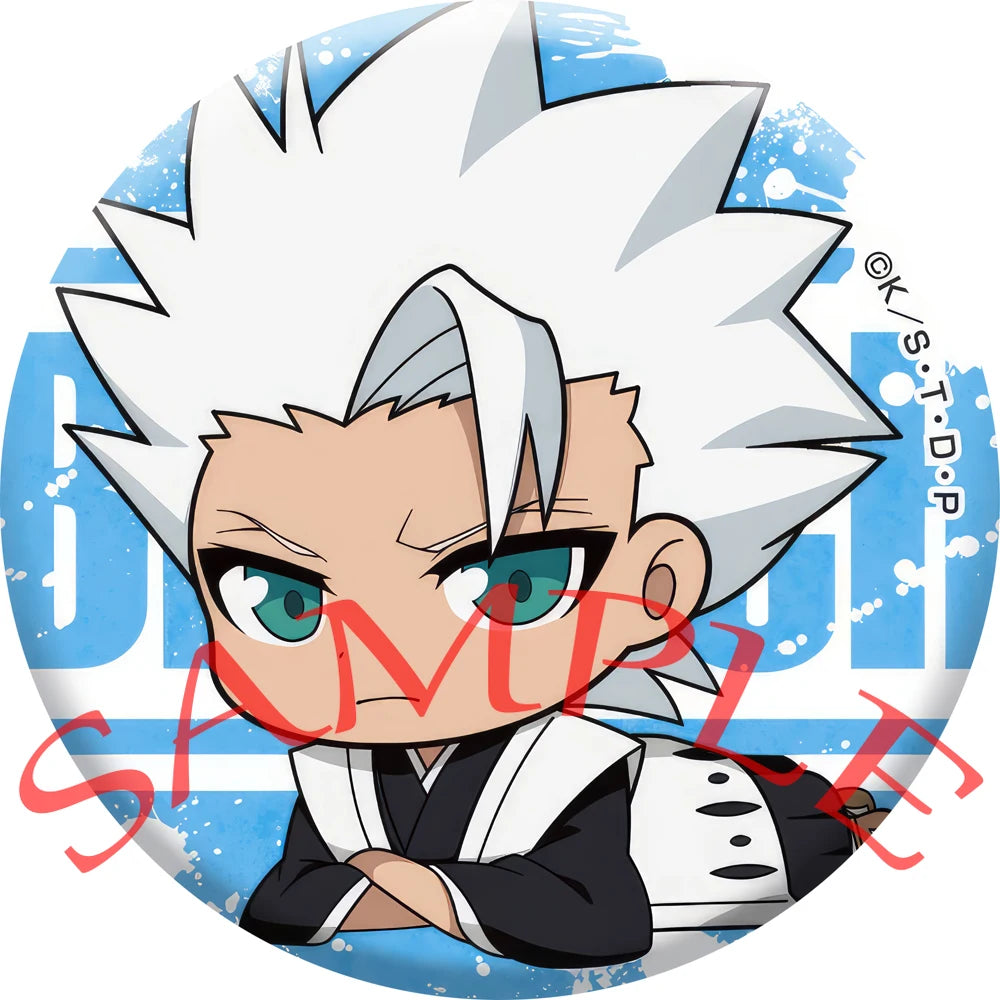 Anime BLEACH Cosplay Urahara Kisuke Ishida Uryuu Inoue Orihime Kuchiki Rukia Kurosaki Ichigo Cartoon Badge Christmas Gifts