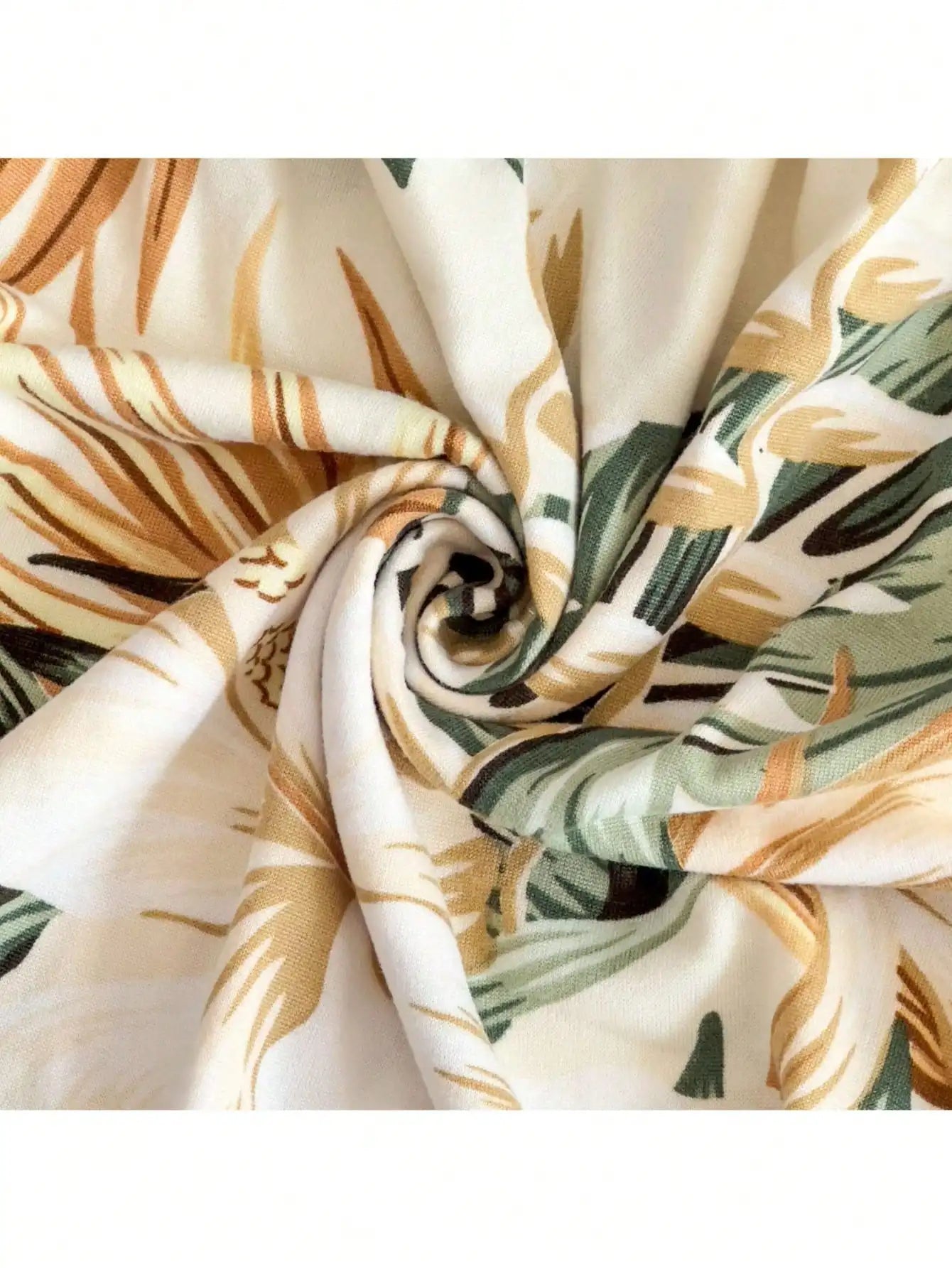 Outdoor Tropical Print Sofa Cushion Covers - Non-Slip Furniture Protectors, Replacement for Individual Seat Cushions