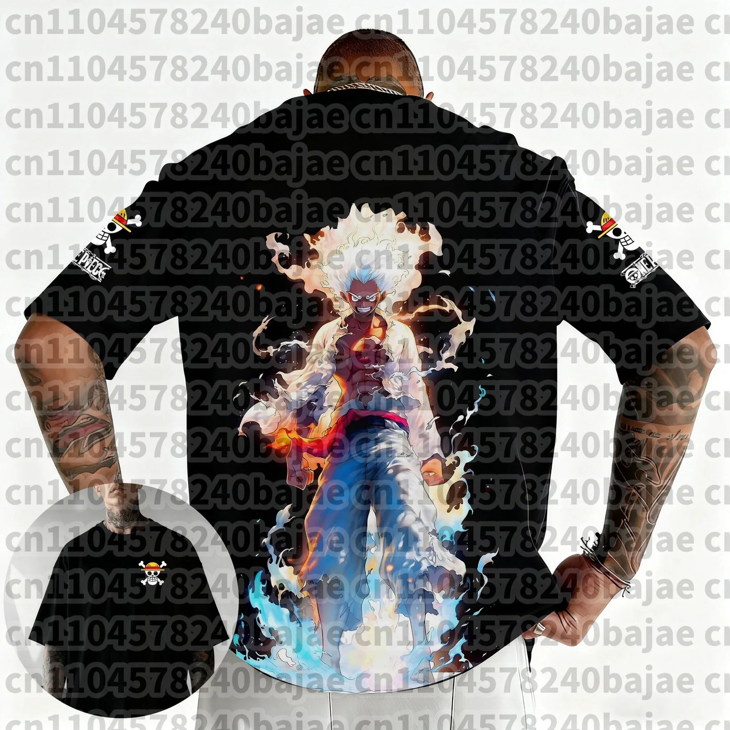 One Piece Japanese Anime Printed Men's T-Shirt Roronoa Zoro Boy Children's Harajuku Short Sleeve Kids Luffy T-shirt Clothing