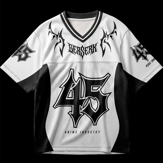 2026 Summer New Style Children's Berserk Anime Jersey Oversized Y2K Men Women Breathable Quick-Drying Fashion Casual T-Shirt﻿