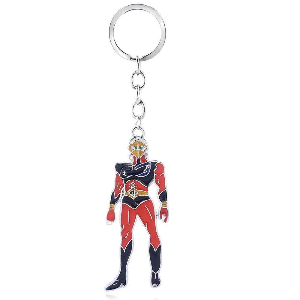 Anime Mazinger Z Keychain UFO Robot Bombardier Logo Keychain for Men Car Keychain Jewelry Accessories Gifts