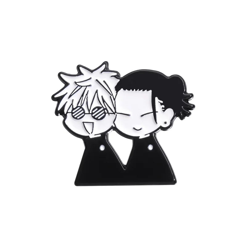 Cartoon Anime Enamel Pins Cute Animated Characters Metal Brooch Clothes Backpack Badge Men Women Jewelry Gift Custom Accessorie