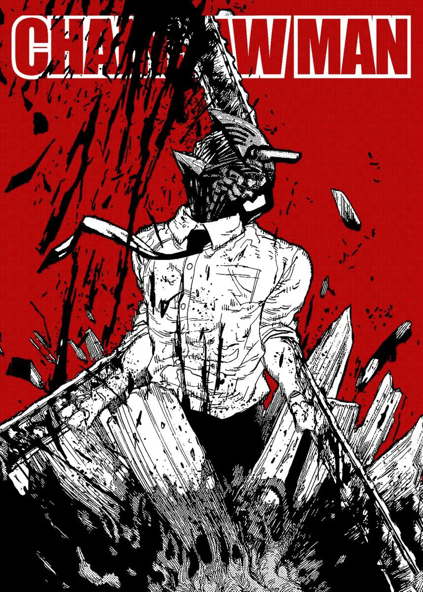 Hot Japan Anime Chainsaw Man Posters cartoon Wall decor poster canvas painting Aesthetic Nursery Kids Room Home Room Decoration