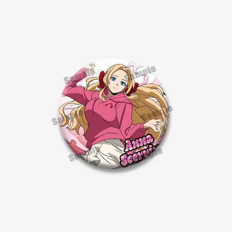 Katsuki Bakugou Izuku Midoriya Cartoon Badges Anime My Hero Academia Round Cosplay Pin Bag Decor Jewelry Brooches Friends Gifts