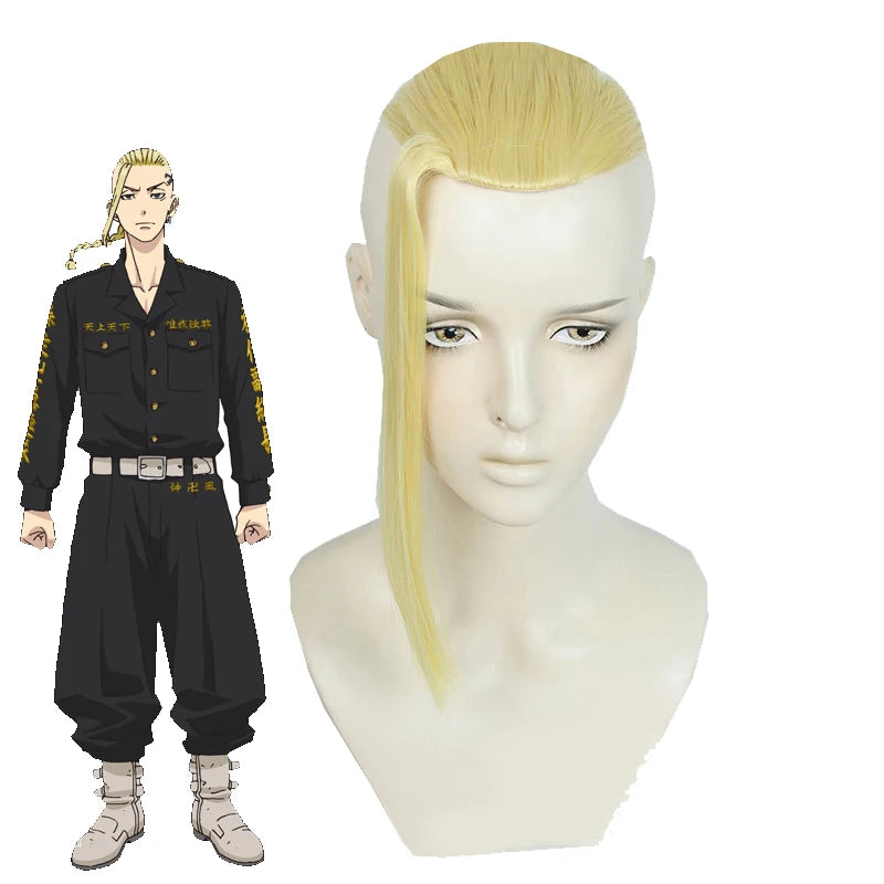 Anime Tokyo Revengers Keisuke Baji Cosplay Costume Wig tokyo avengers First Division Captain Halloween Party Role Play Outfits