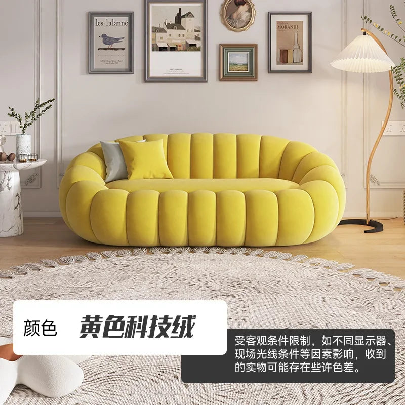 Cloud Sofa Plush Pumpkin Sofa Combination Soft Comfortable Modern Living Room Sofa Suite Apartment Home Furniture Accessories