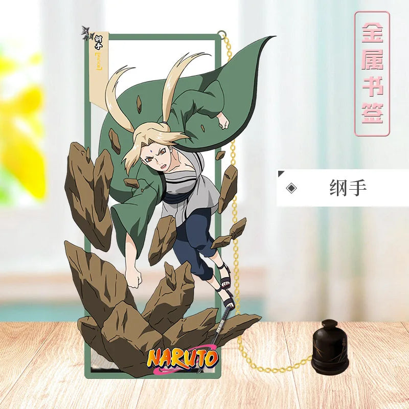 Naruto Anime Metal Bookmarks for Collectors Stylish Character Bookmark NEW