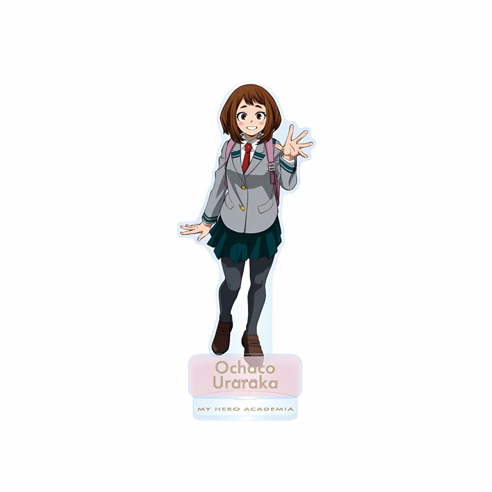 Anime My Hero Academia Acrylic Standee Keychain Izuku Midoriya School Uniform Ver Cartoon Figure Desktop Decor Fans Gift
