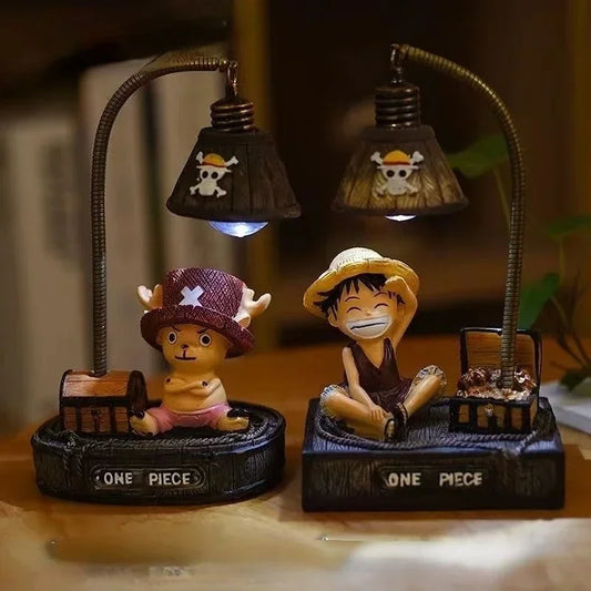 One Piece Luffy 3D LED Night Light, Anime Desk Lamp for Study Office Decor, Perfect Birthday & Christmas Gift for Fans Men Women