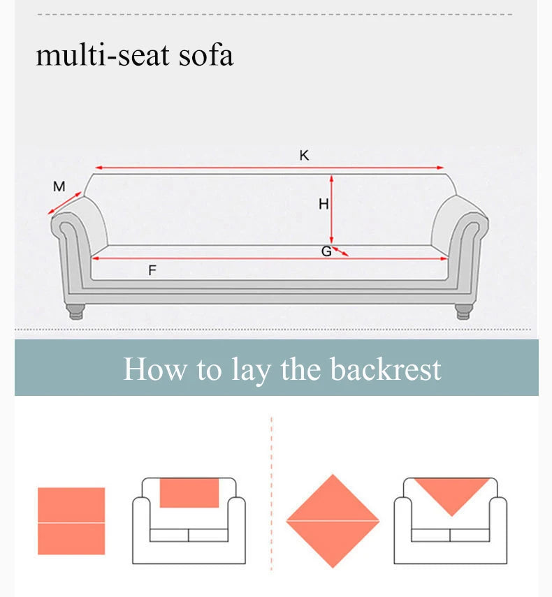 Plush plaid sofa cushion non-slip four seasons universal living room sofa cover simple modern thickened velvet cushion towel