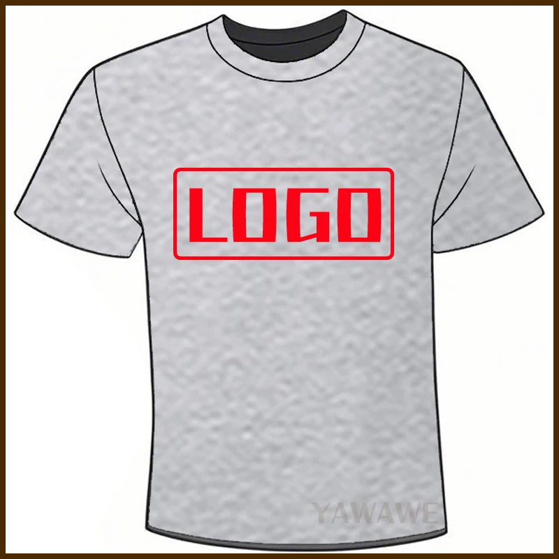 For man Text here Fashionable summer t shirt Custom Design Here Short Sleeve Daily Wear Tailor-made Oneck Rock tees Personalized