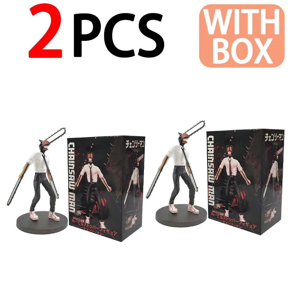 New Chainsaw Man Lacey/Power/Denji Anime Action Figure PVC Chainsaw Man Noodle Stopper Figurine Adult Collection Model Toys
