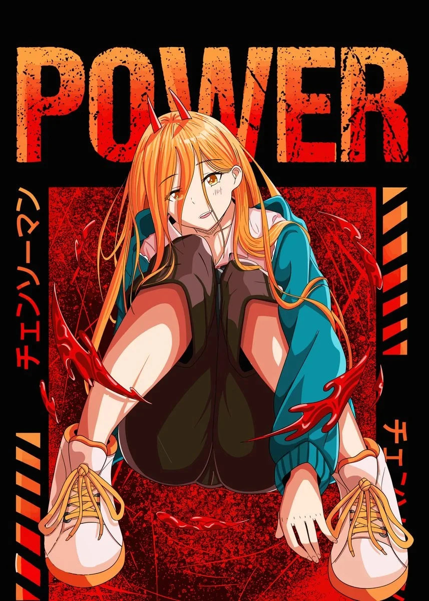 Hot Japan Anime Chainsaw Man Posters cartoon Wall decor poster canvas painting Aesthetic Nursery Kids Room Home Room Decoration
