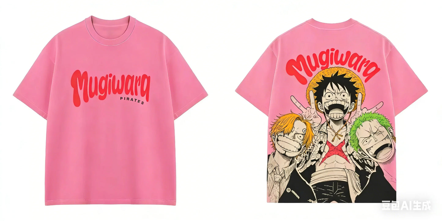 2026 One Piece Men's T-shirt Monkey D. Luffy Roronoa Zoro Sanji Anime Tee Summer and Spring Boy's Short Sleeves Parent-child Y2k