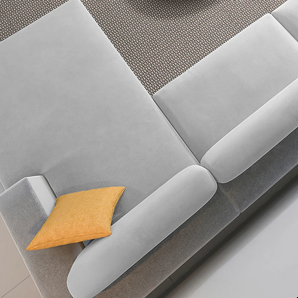 Anti-Dirt Velvet Sofa Cushion Slipcover Elastic Chair Seat Protector for Pets and Furniture Sofa Cover Living Room Bedroom Decor