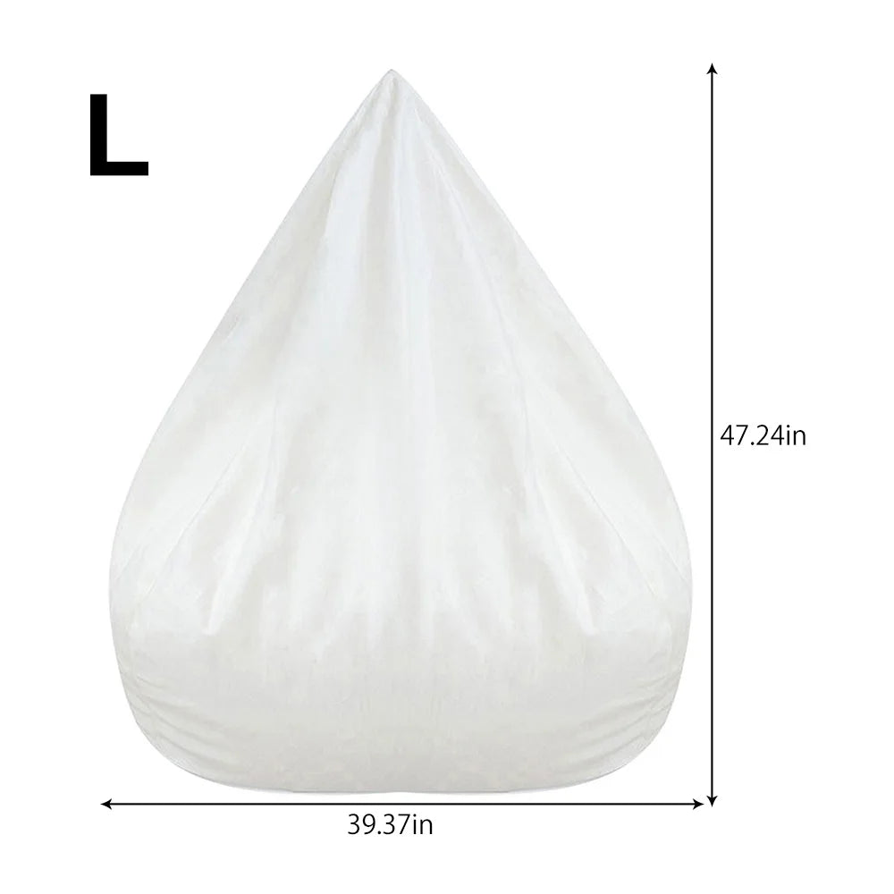 1/2pc Sofas Cover Removable Lazy Sofa Inner Liner Anti-fouling Replacement Bean Bag Inner Liner Bean Chair Bean Bag No Padding