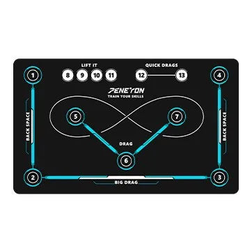 Hockey training pad that can be easily unfolded at any time Rubber pad American sports non-slip and wear-resistant thickened pad