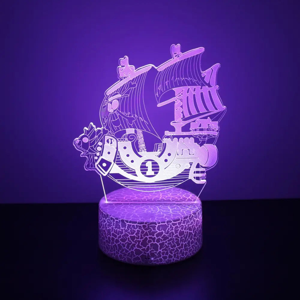 One Piece Luffy 3D LED Night Light – Color Lamp