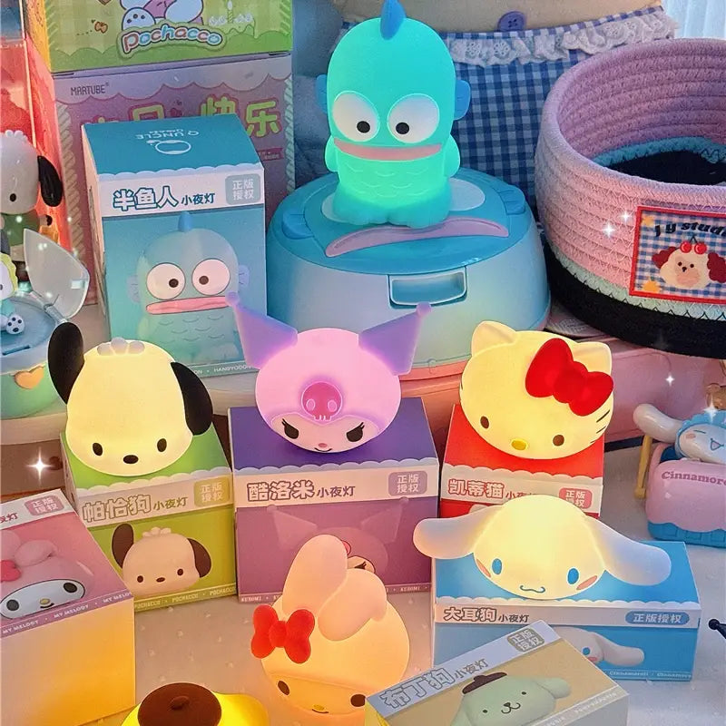 Sanrio Cinnamoroll Silicone Night Light – Cute Kids Lamp