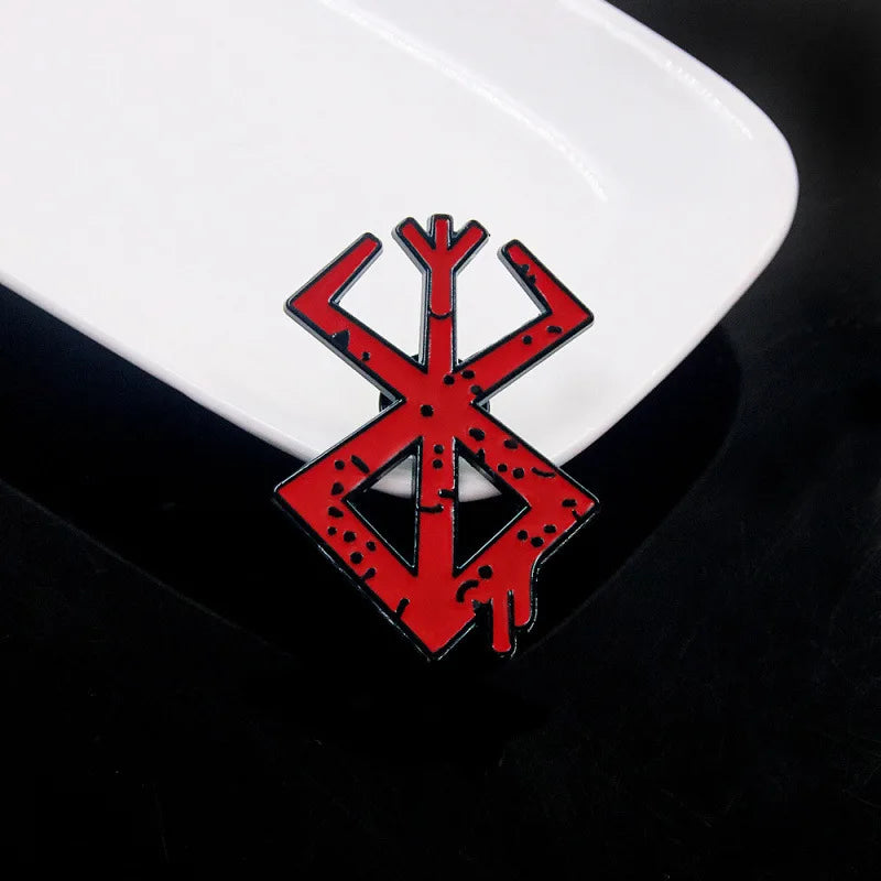 Anime Berserk Behelit Pendant Necklace Griffith Egg of King Zinc Alloy Cartoon Character Regular Chain Fresh Sweet Style