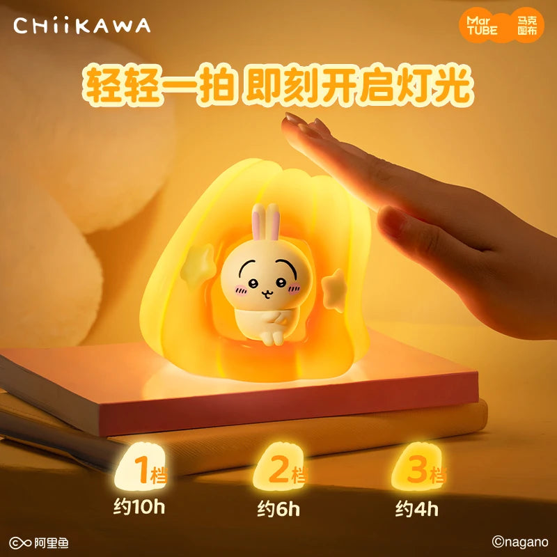 Martube Chiikawa Jelly Lamp Luminous Toy Ornaments Kawaii Usagi Chiikawa Anime Peripheral Atmosphere Lamp Girls Christmas Gift