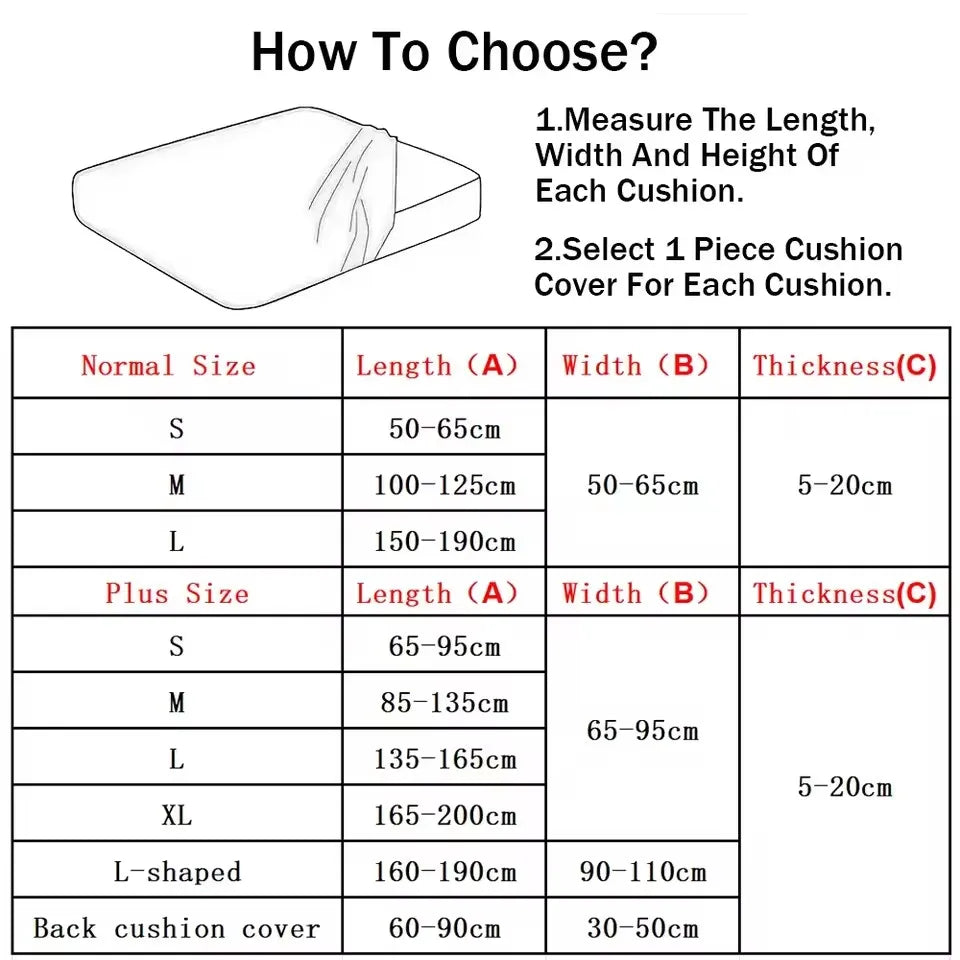 BRHUIXUE Velvet Sofa Cushion Covers for Living Room Plush Sofa Seat Cover Soft Stretch Sofas Couch Slipcover Furniture Protector