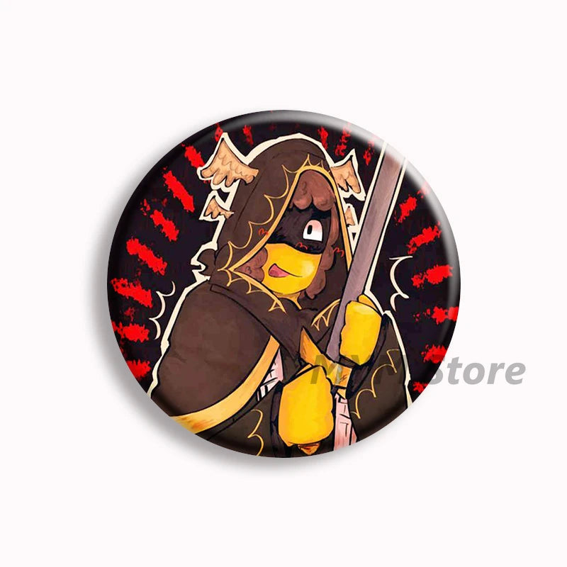 Forsaken Telamon Anime Soft Button Pin Shedletsky Brooches Badge Bag Decor Jewelry Fans Collect Gamer Friends Gifts