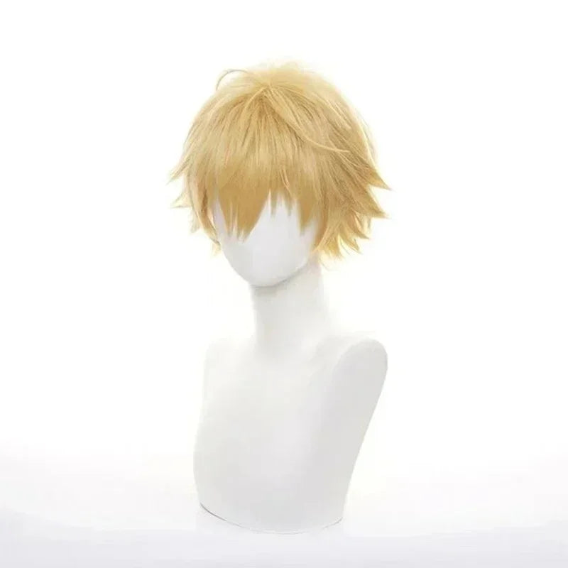 Anime Chainsaw Man Denji Cosplay Costume Wig Pants Shirt Public Safety Devil Hunter Halloween Costumes for Men Women Adult